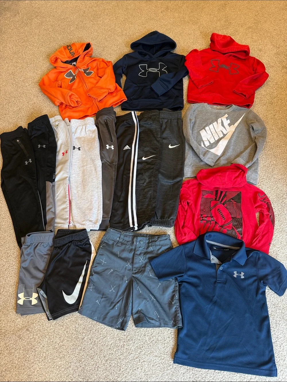 Under Armour and Nike Activewear Lot - Boys size 4